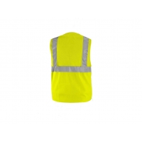 Vest DORSET, warning, mesh, yellow