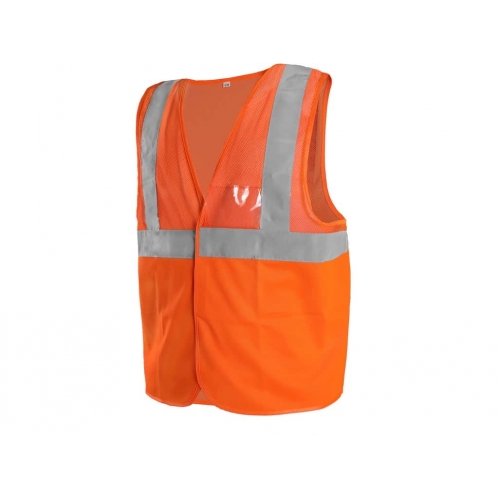 Vest DORSET, warning, mesh, orange