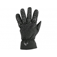 Winter gloves CXS FULLA, grey with red print