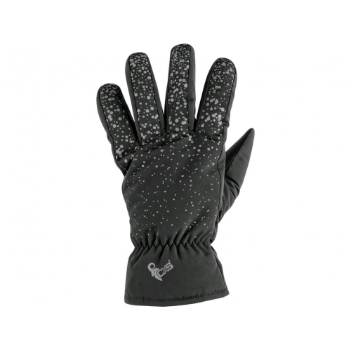 CXS FULLA winter gloves, grey with grey print