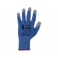 CXS BRITA DOTS gloves, PU and PVC dipped