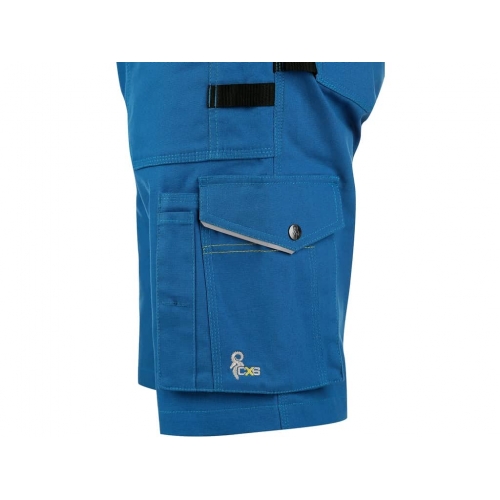 CXS STRETCH shorts, men, medium blue-black