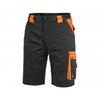 CXS SIRIUS BRIGHTON shorts, men, black and orange