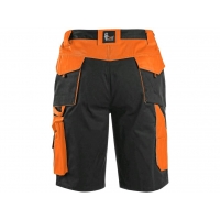 CXS SIRIUS BRIGHTON shorts, men, black and orange