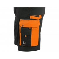 CXS SIRIUS BRIGHTON shorts, men, black and orange