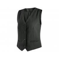 Women's waitress vest, black