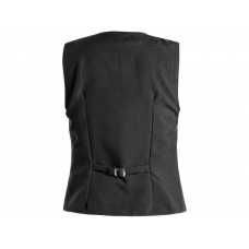 Women's waitress vest, black