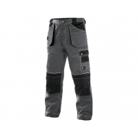 Waist trousers CXS ORION TEODOR, winter, men, grey-black