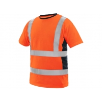T-shirt EXETER, warning, men, orange