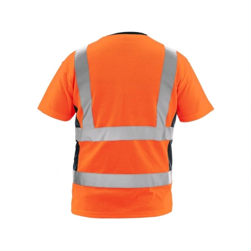 T-shirt EXETER, warning, men, orange