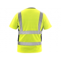 T-shirt EXETER, warning, men, yellow