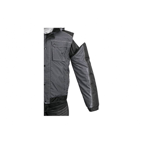 CXS IRVINE winter jacket, men's, grey-black