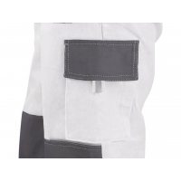 Nohavice do pása CXS LUXY JOSEF, pánske, bielo-šedé