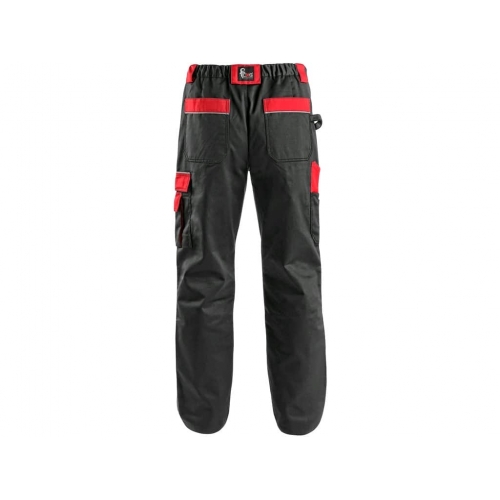 Waist trousers CXS ORION TEODOR, men, black and red