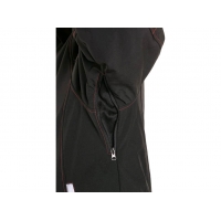 Jacket KINGSTON, men's, black - green, sizing.