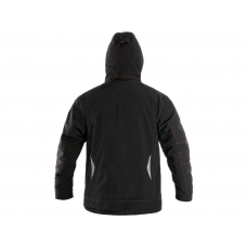 Bunda KINGSTON, pánska, čierno - červená