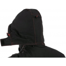 Bunda KINGSTON, pánska, čierno - červená