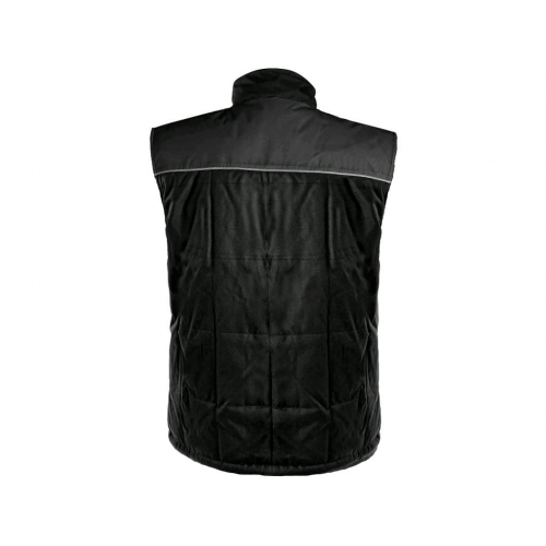 Men's winter vest SEATTLE, black-grey