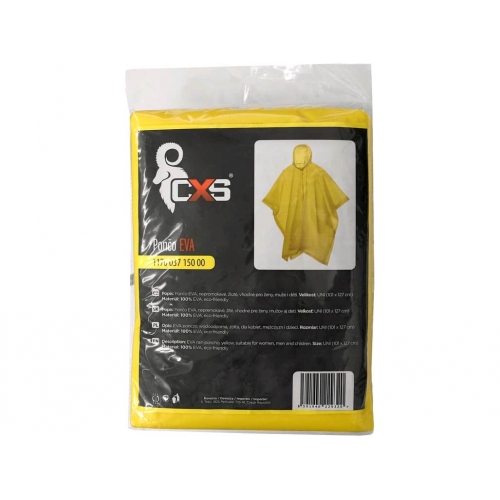 Poncho CXS EVA , yellow, 101x127cm