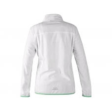 Sweatshirt GRANBY LADY, ladies, fleece, white - green