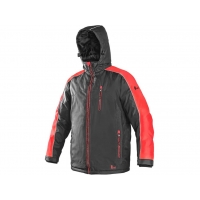 CXS BRIGHTON jacket, winter, grey - red