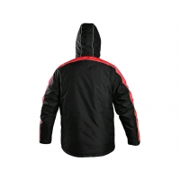 Bunda CXS BRIGHTON, zimná, šedo - červená