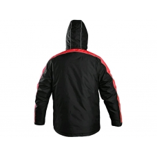 Bunda CXS BRIGHTON, zimná, šedo - červená