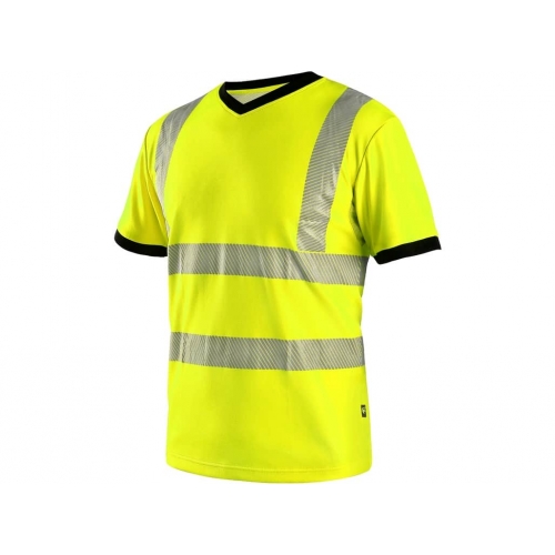T-shirt CXS RIPON, men's, yellow-black