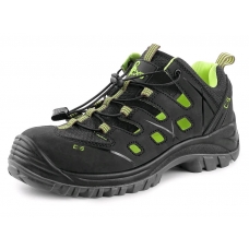Footwear sandal CXS Universe Solar S1P ESD, black-green