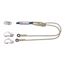 ABM fall arrestor with 2 ropes and 3 carabiners