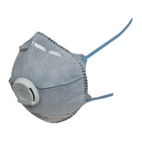 Filter half mask CXS SPIRO P2, HY8626, shaped with valve and activated carbon