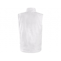 Vest CXS MILFORD, men, fleece, white