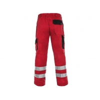 CXS LUXY BRIGHT trousers, men's, red and black