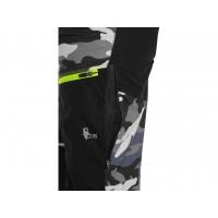 CXS DIXON trousers, men, grey and white (camouflage)