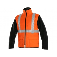 Warning jacket CXS LONDON, 5in1, men, orange-blue