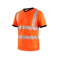 Tričko CXS RIPON, výstražné, pánske, oranžovo - čierne