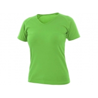 Tričko CXS ELLA, dámske, krátky rukáv, zelené
