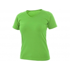 Tričko CXS ELLA, dámske, krátky rukáv, zelené