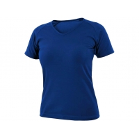 Tričko CXS ELLA, dámske, krátky rukáv, stredne modré