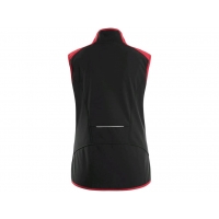 Vest CXS HEBRON, women, black-red