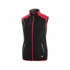 CXS HEBRON vest, ladies, black-red