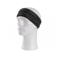 Šatka multifunkčná CXS DARREN, potlač CXS logo, čierna