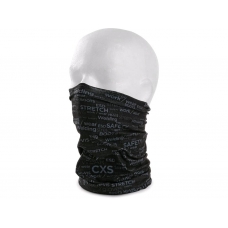 CXS DARREN multifunctional scarf, CXS logo print, black