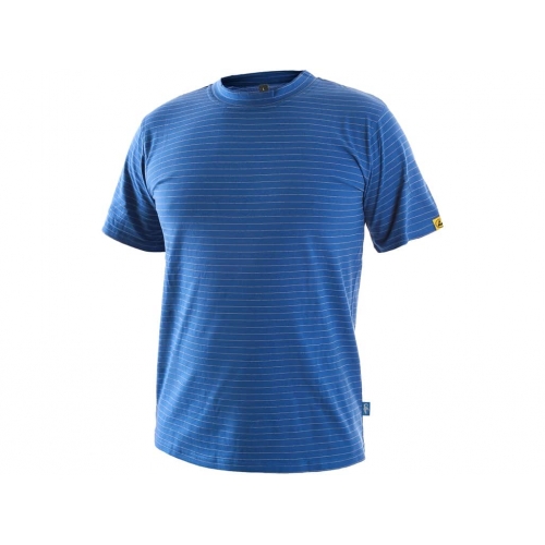 T-shirt ESD CXS NOME, anti-static, medium blue