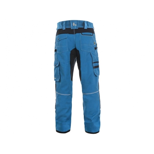 CXS STRETCH trousers, 170-176cm, men's, medium blue-black