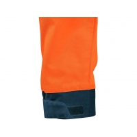 CXS HALIFAX, men's warning jacket with mesh, orange-blue
