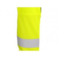 CXS HALIFAX warning trousers with mesh, men, yellow-blue