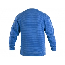 Sweatshirt CXS DENALI, ESD anti-static, medium blue