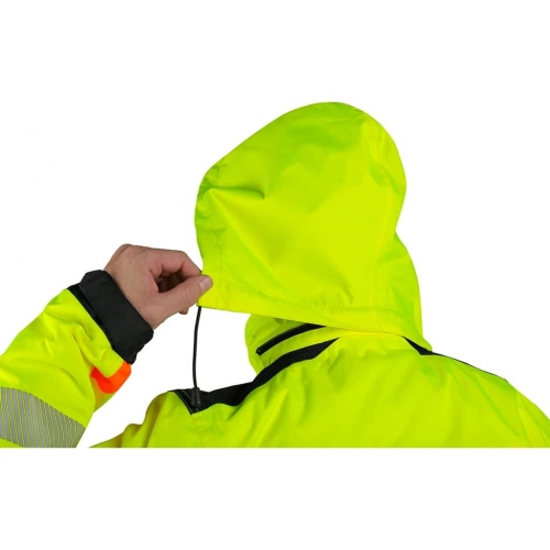 CXS BENSON, warning jacket, insulated, yellow-black