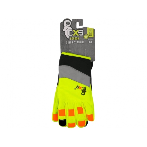 CXS BENSON gloves, combination, warning accessories